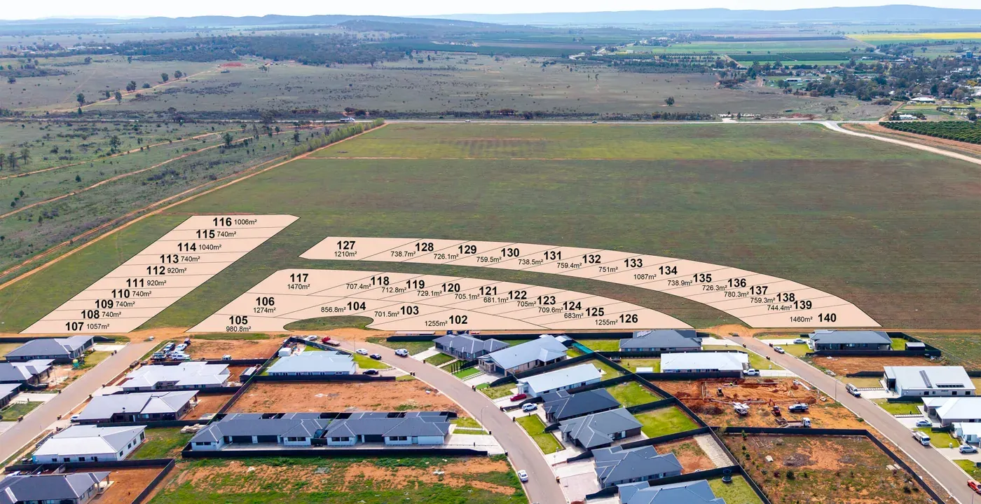 Collina North Estate lot layout